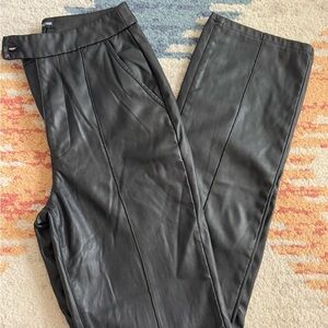 Pretty Little Thing Pleather Pants - Size 2